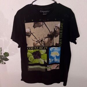 Empyre Black Graphic T-Shirt